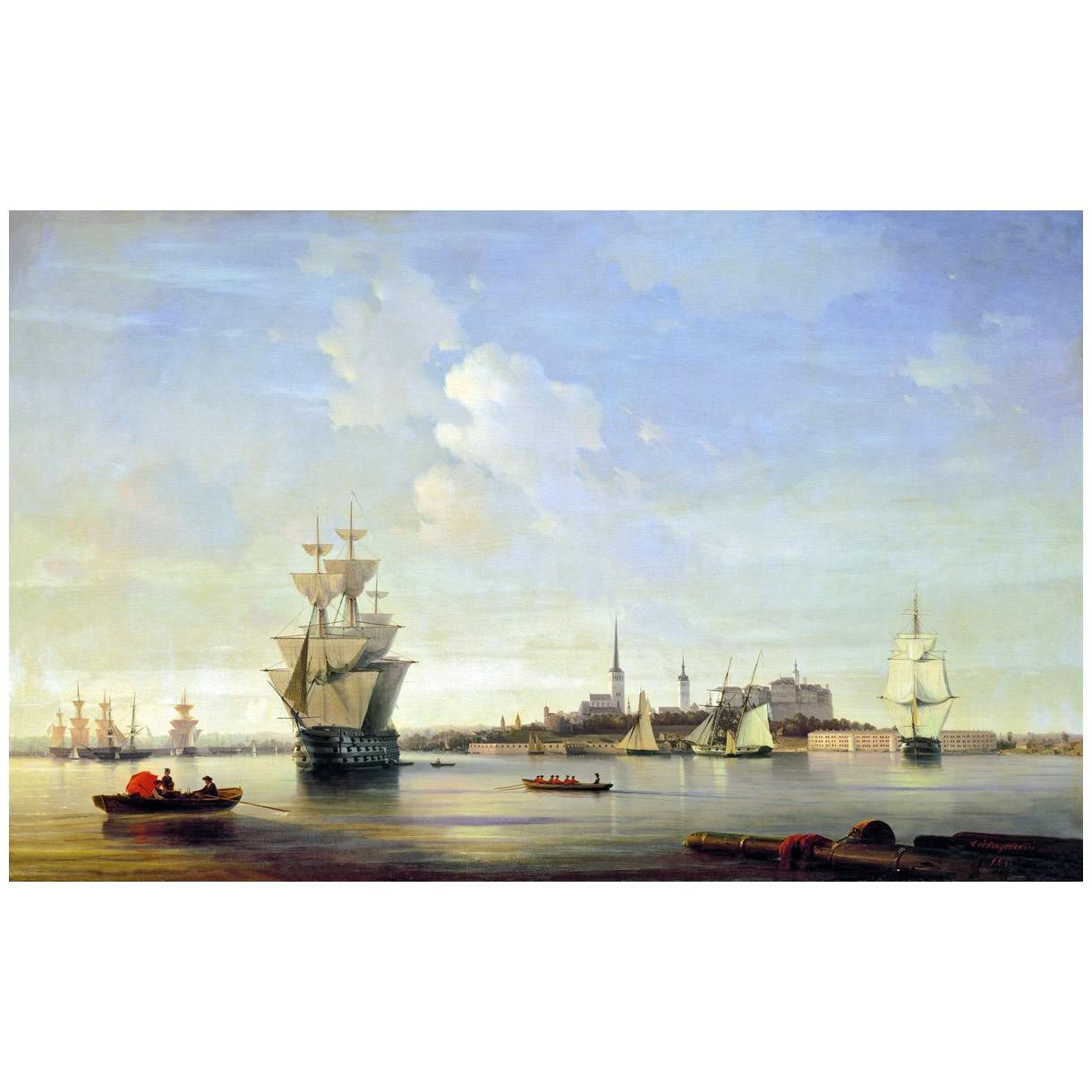 Иван Айвазовский. Ревель. 1844. Военно-морской музей, С-Петербург