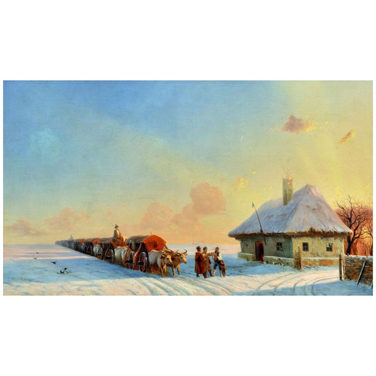 Иван Айвазовский. Чумаки в Малороссии. 1860. Русский музей