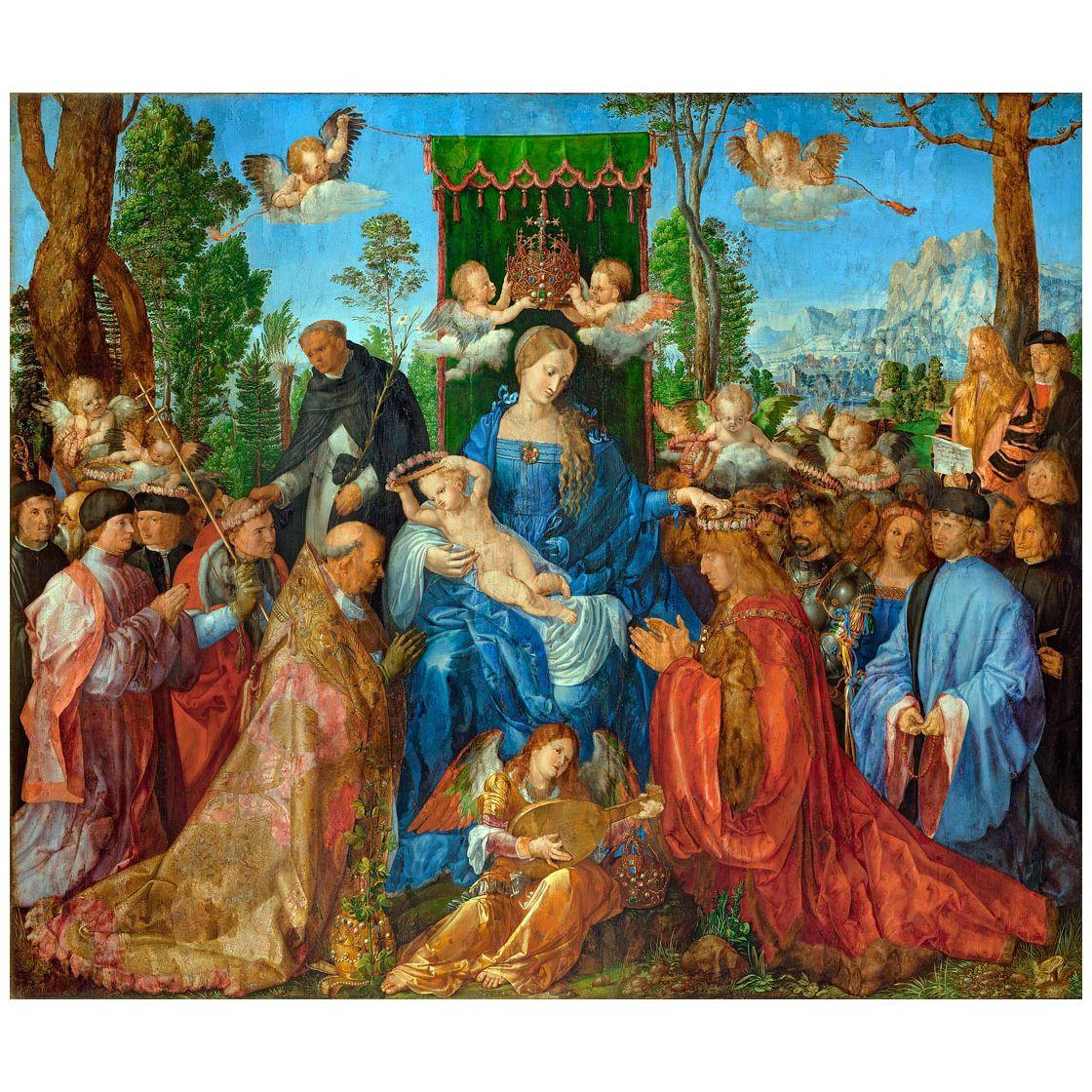 Albrecht Durer. Feast of the Rosary. 1506. National Gallery Prague