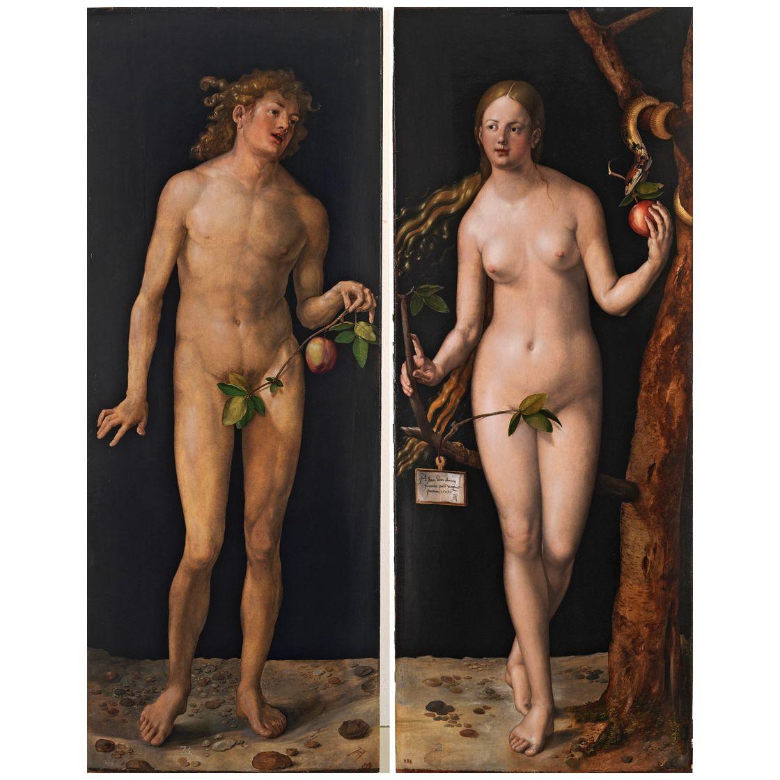 Albrecht Durer. Adam and Eve. 1507. Museo del Prado Madrid