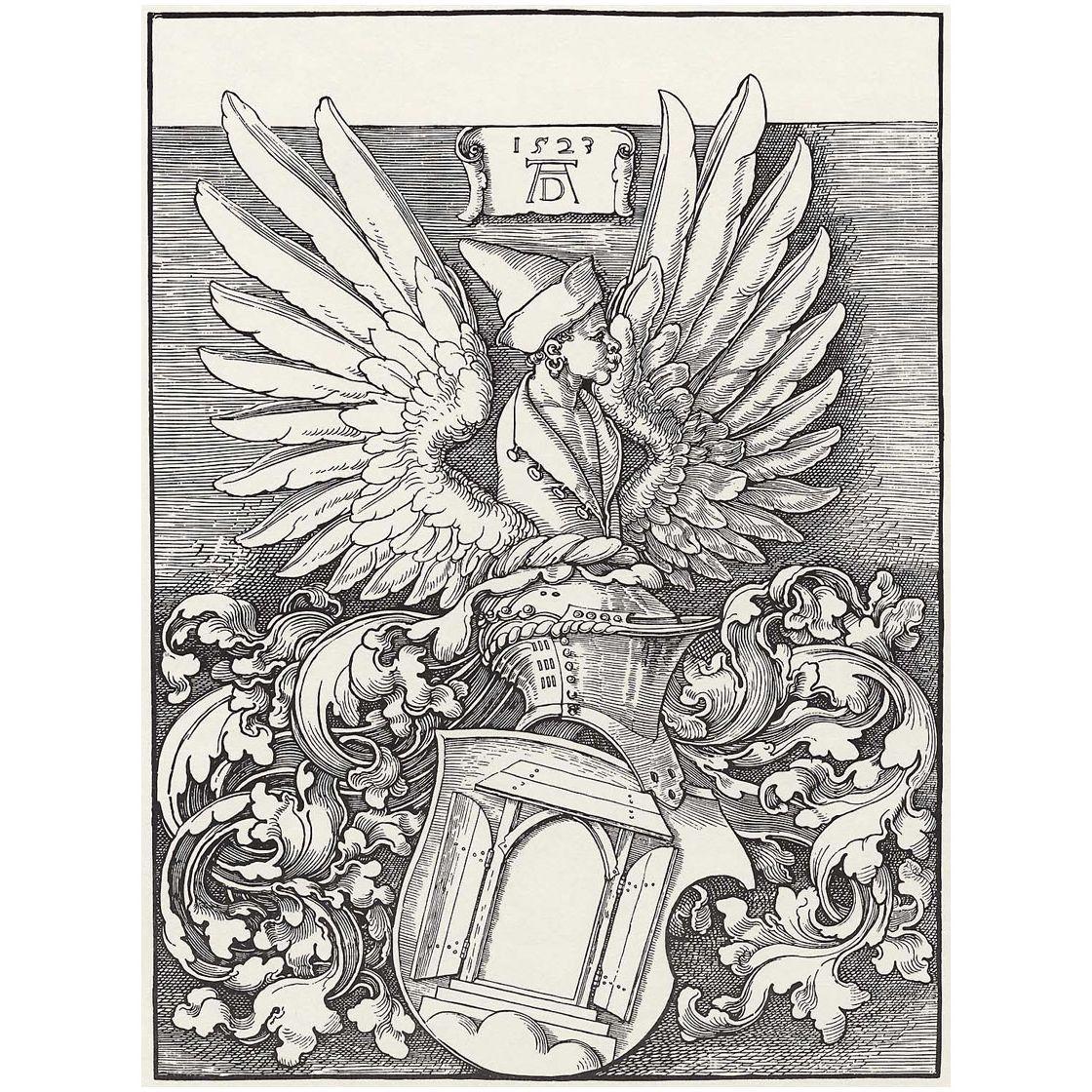 Albrecht Durer. Coat of Arms of the House of Durer. 1523. Nationalmuseum Nuremberg