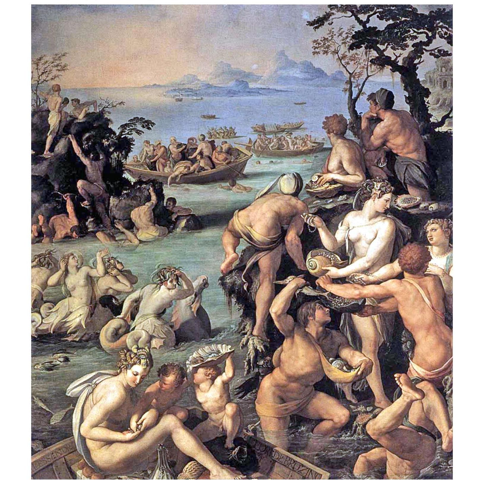 Alessandro Allori. La pesca delle perle. 1572. Palazzo Vecchio Firenze