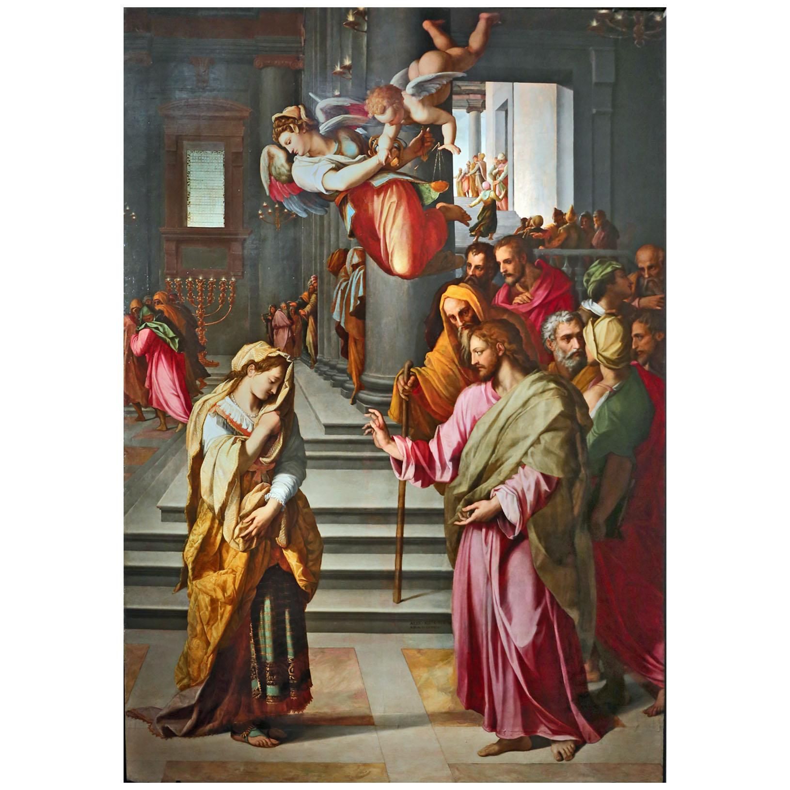 Alessandro Allori. Cristo e l’adultera. 1577. Santo Spirito Ferenze