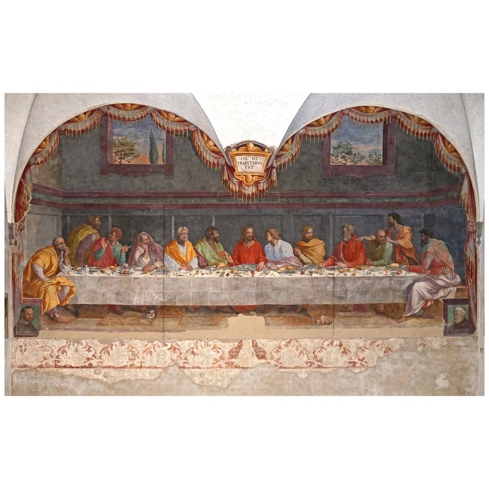 Alessandro Allori. Ultima cena. 1582. Chiesa del Carmine Firenze