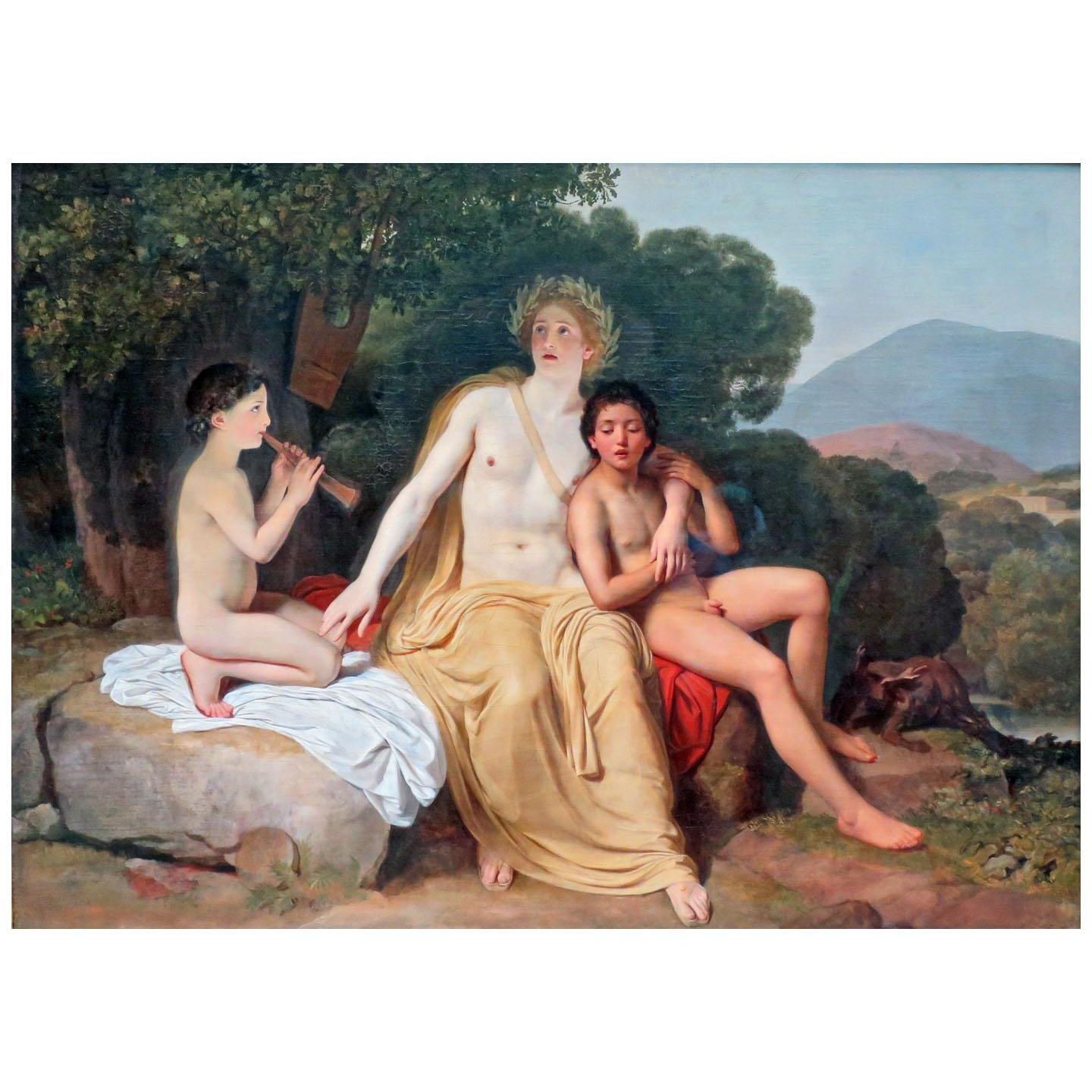 Александр Иванов. Аполлон, Гиацинт и Кипарис. 1831. Третьяковская галерея
