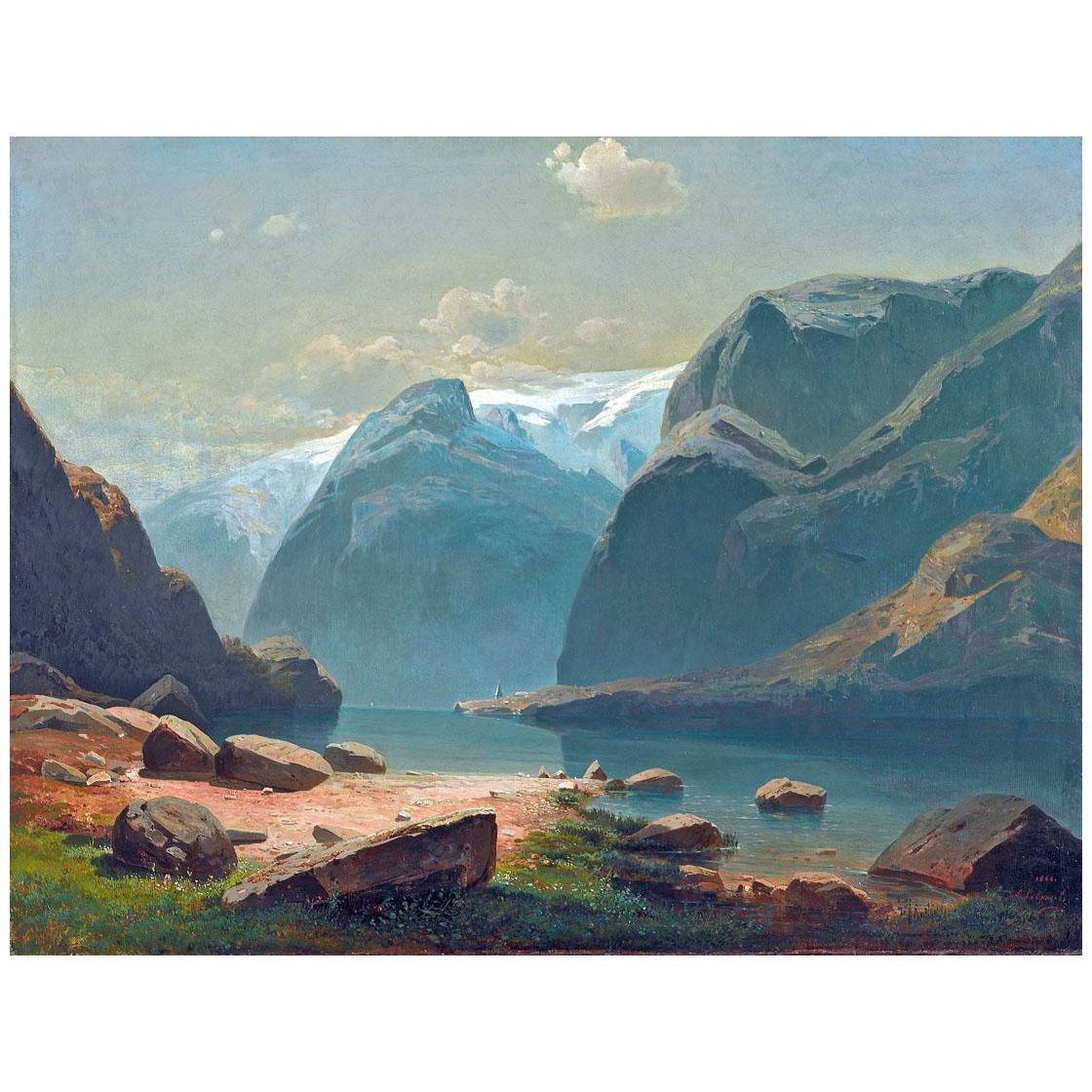 Алексей Саврасов. Озеро в Швейцарии. 1866. Третьяковская галерея