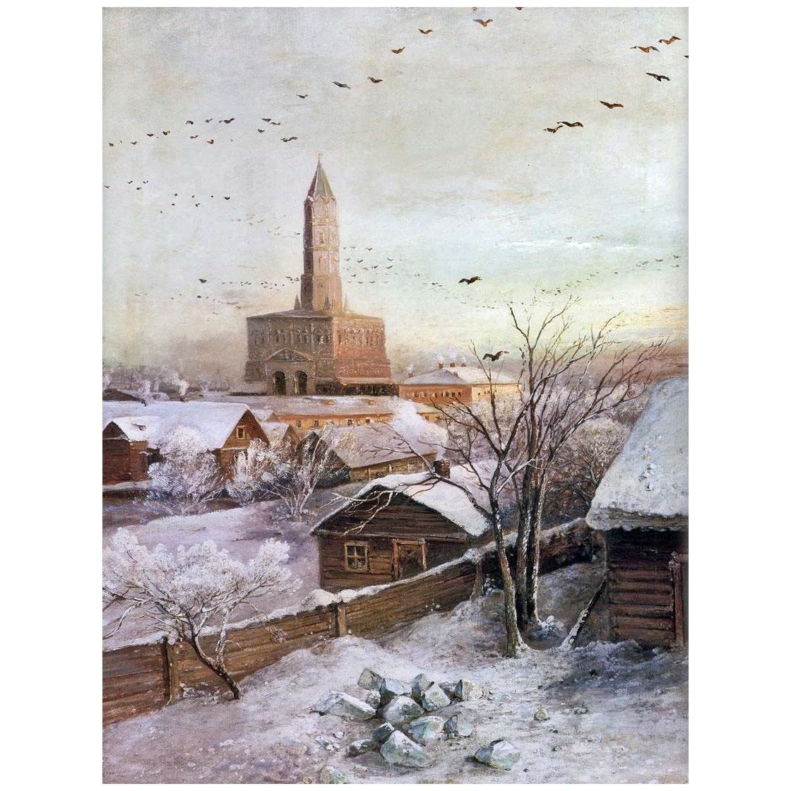 Алексей Саврасов. Сухарева башня. 1872. Исторический музей, Москва