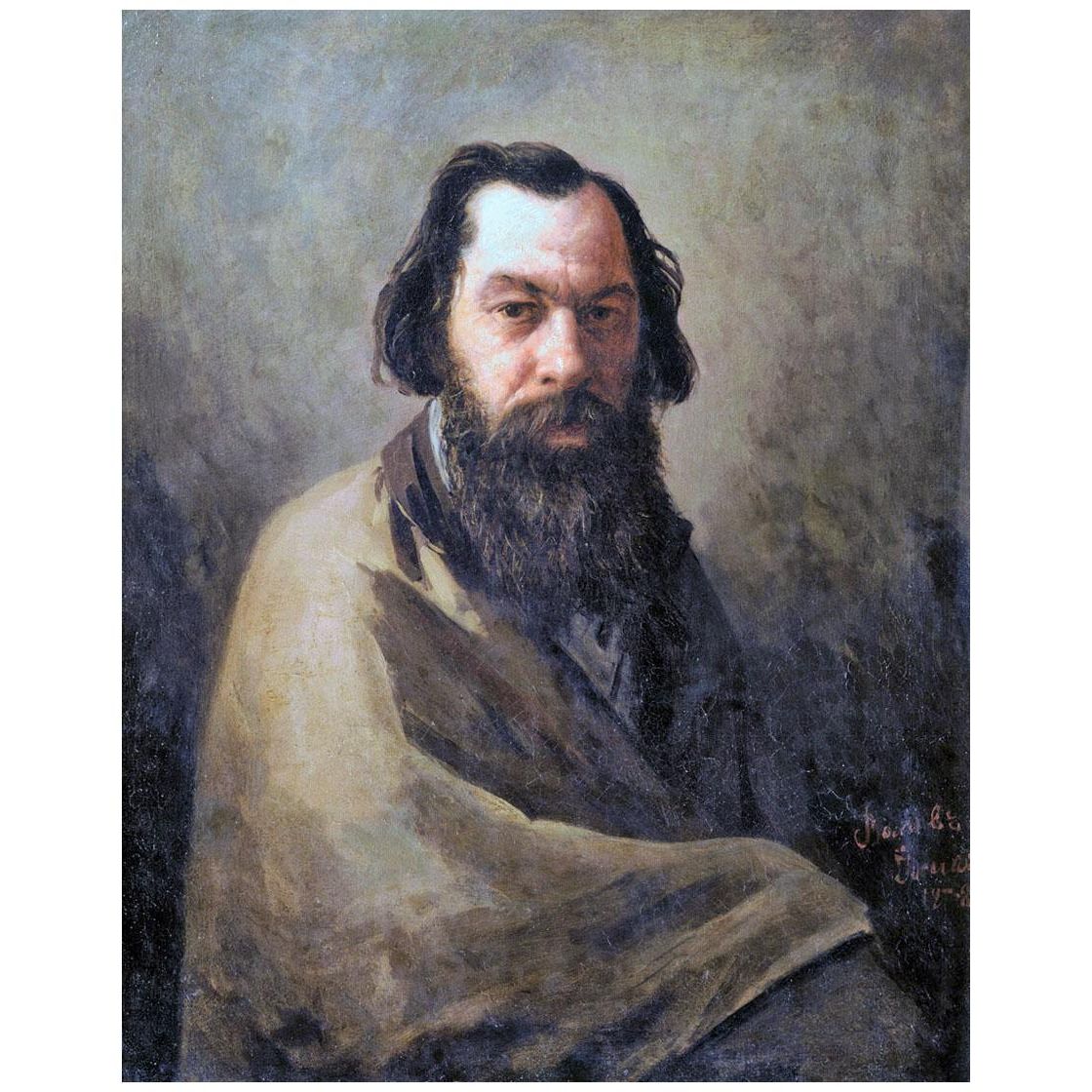 Иосиф Волков. Портрет художника Саврасова. 1884. Третьяковская галерея