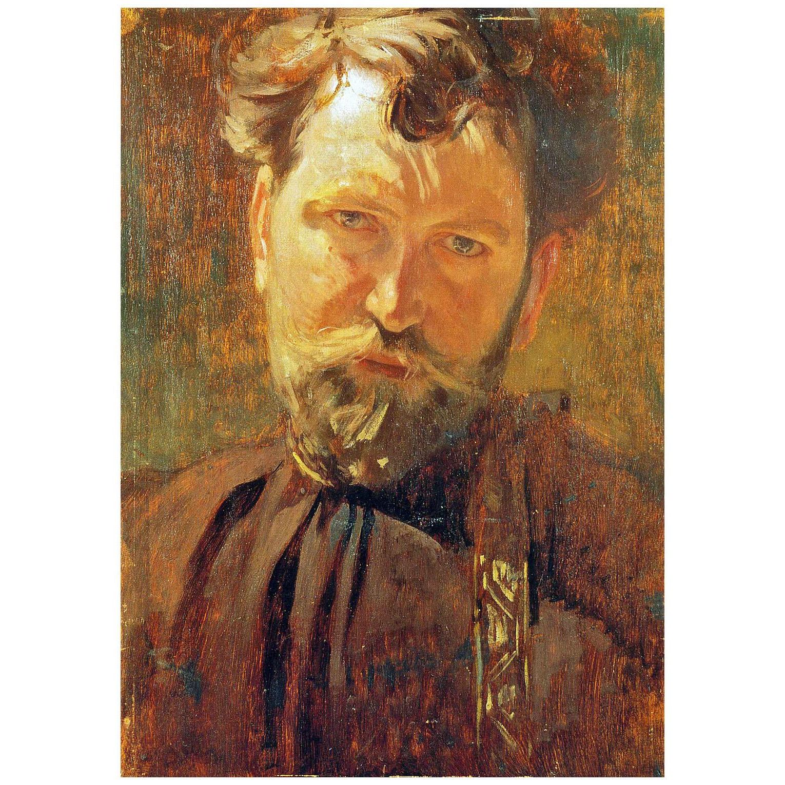 Alfons Mucha. Self-Portrait. 1899. Mucha Museum Prague