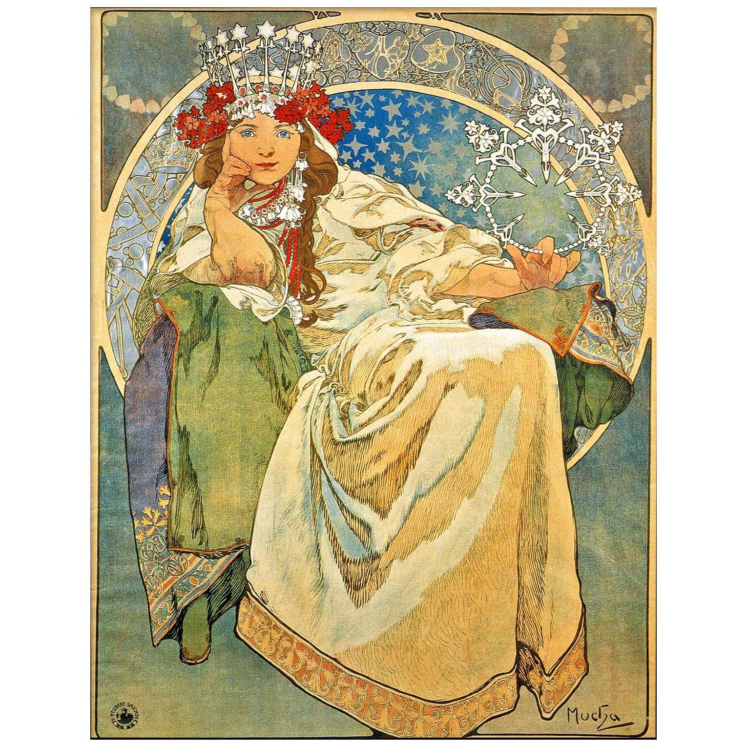 Alfons Mucha. Princess Hyacinth. 1911. Mucha Museum Prague