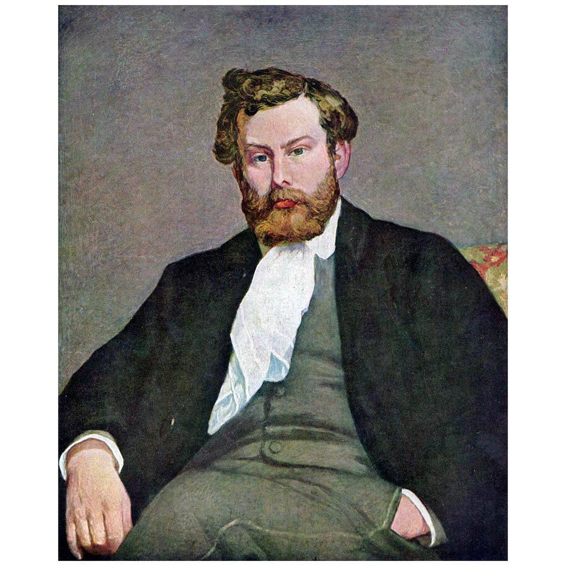 Pierre-Auguste Renoir. Alfred Sisley. 1868. Foundation Buhrle Zurich