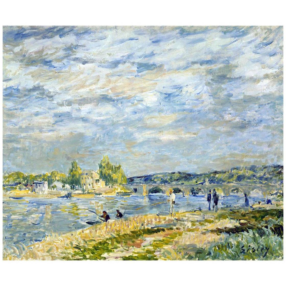 Alfred Sisley. Pont de Sevres. 1877. Tate Britain