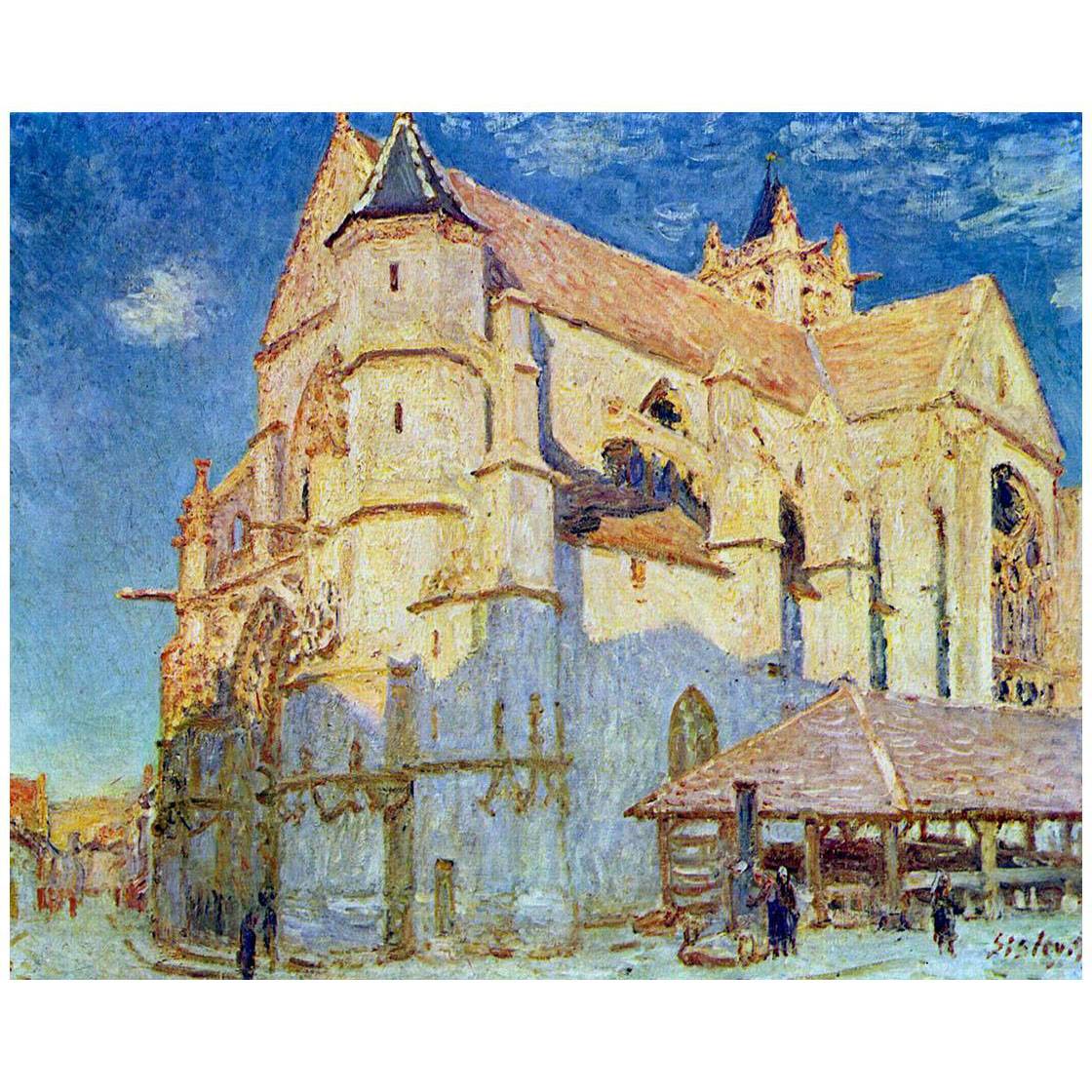 Alfred Sisley. Eglise de Moret. 1893. Musee des Beaux-arts de Rouen