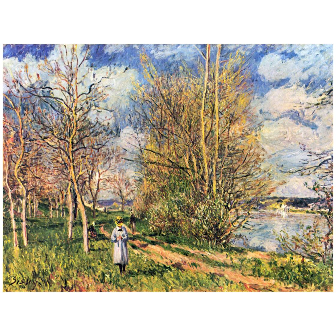 Alfred Sisley. Les Petits Prés au printemps. 1881. Tate Britain