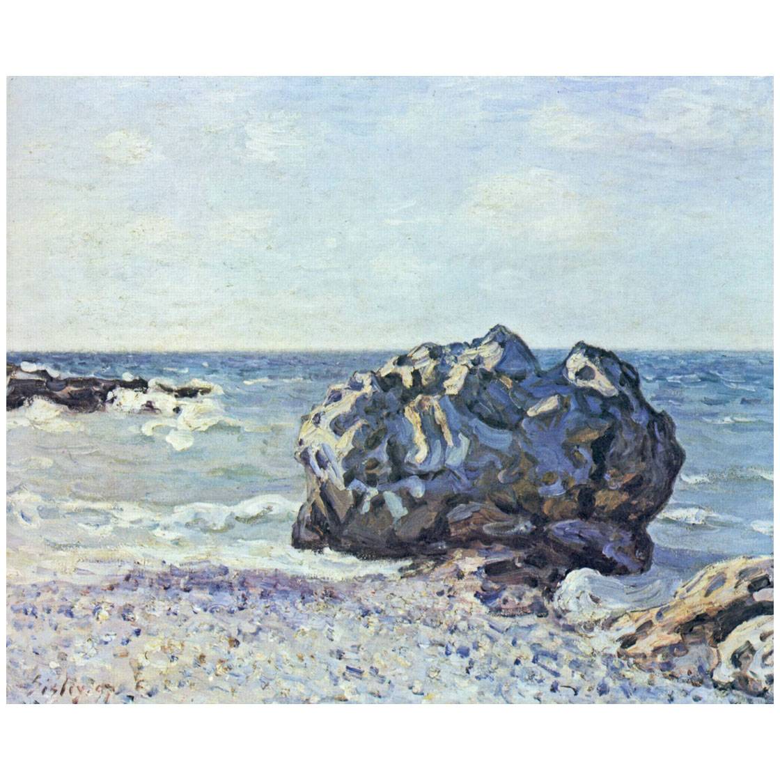 Alfred Sisley. Baie de Langland avec des rochers. 1887. Kunstmuseum Bern
