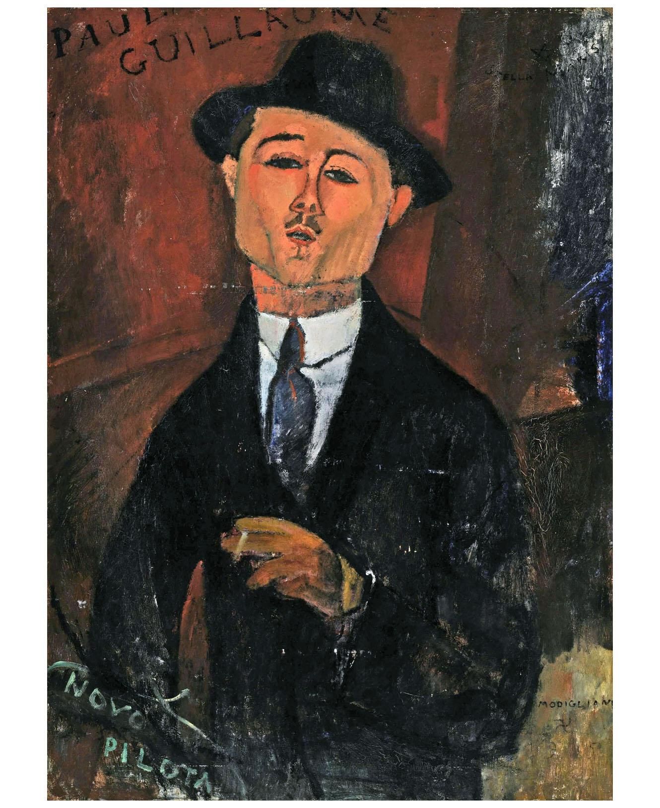 Amedeo Modigliani. Paul Guillaume. 1915. Musee de l’Orangerie Paris
