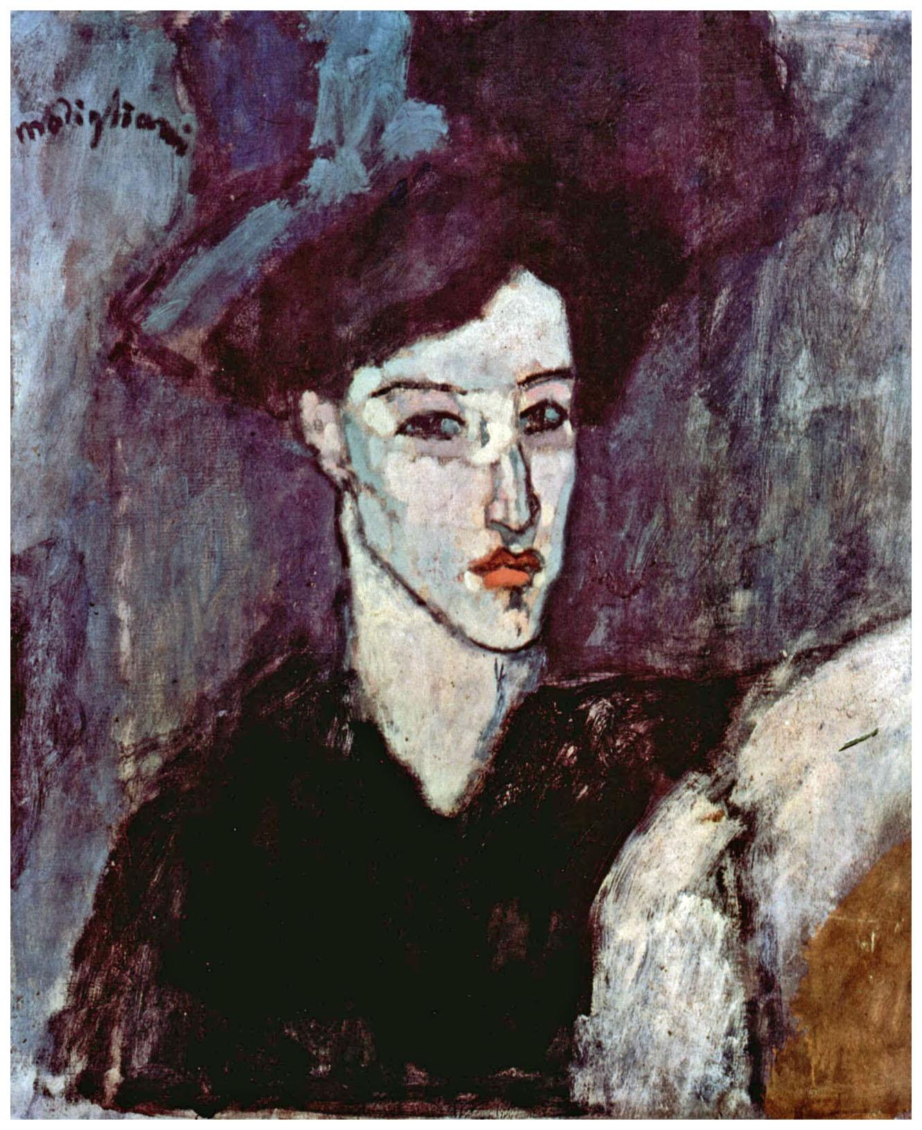 Amedeo Modigliani. La juive. 1908. Private collection