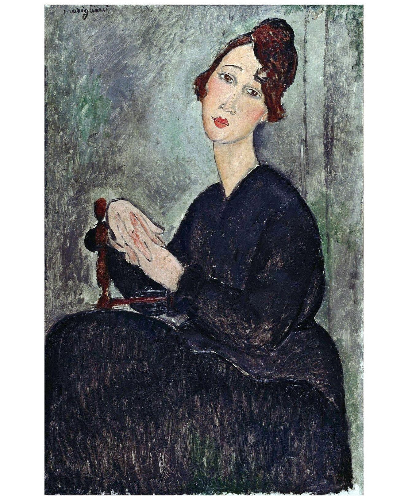 Amedeo Modigliani. Portrait de Dedie. 1918. Centre Pompidou Paris