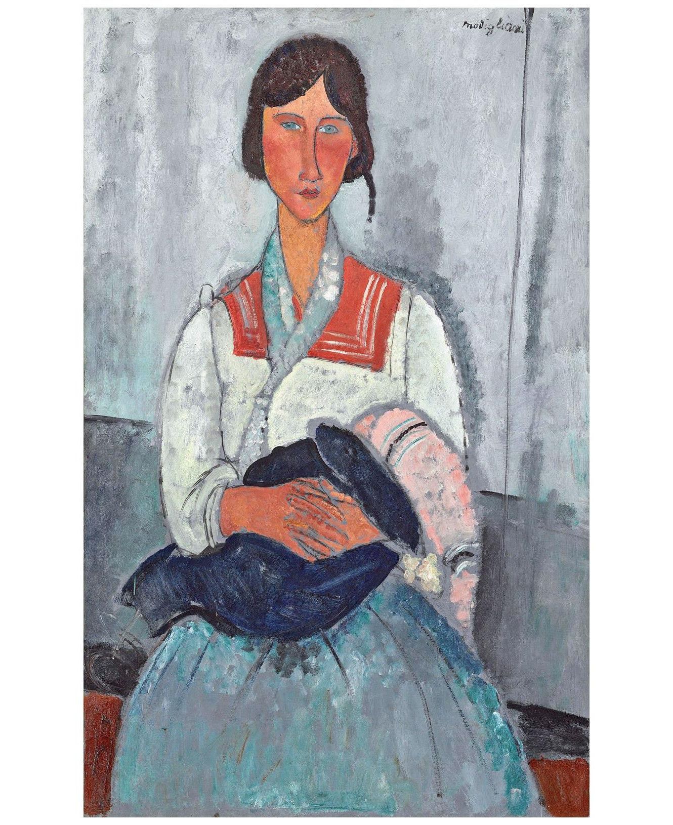 Amedeo Modigliani. Gitane au bébé. 1919. NGA Washington