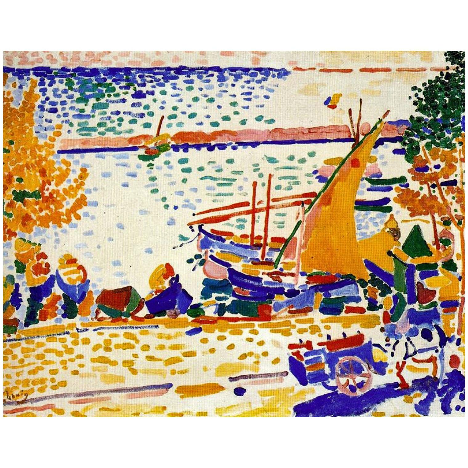 Andre Derain. Le Port de Collioure. 1905. Musee d’Art moderne Troyes