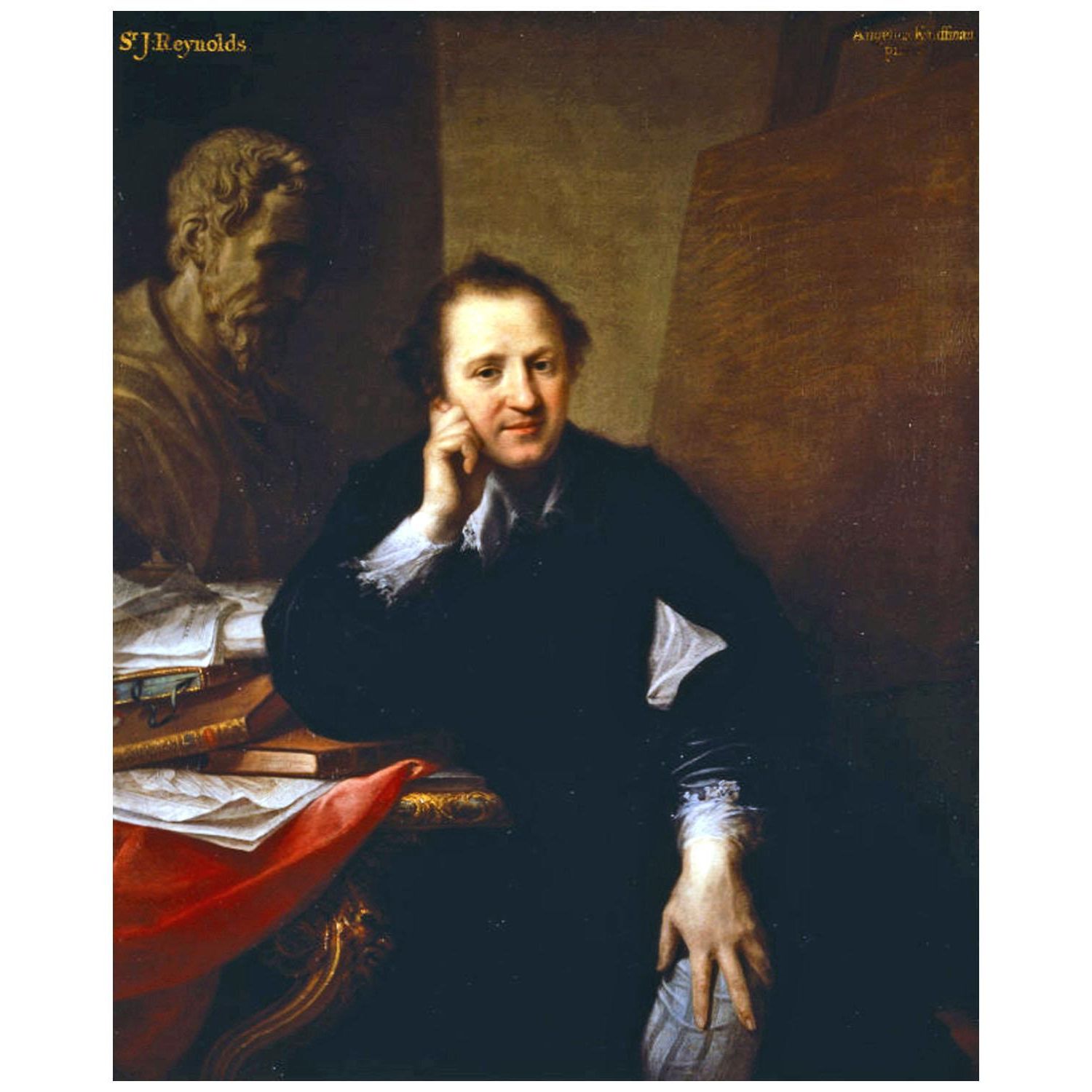 Angelica Kauffmann. Sir Joshua Reynolds. 1767. National Trust London