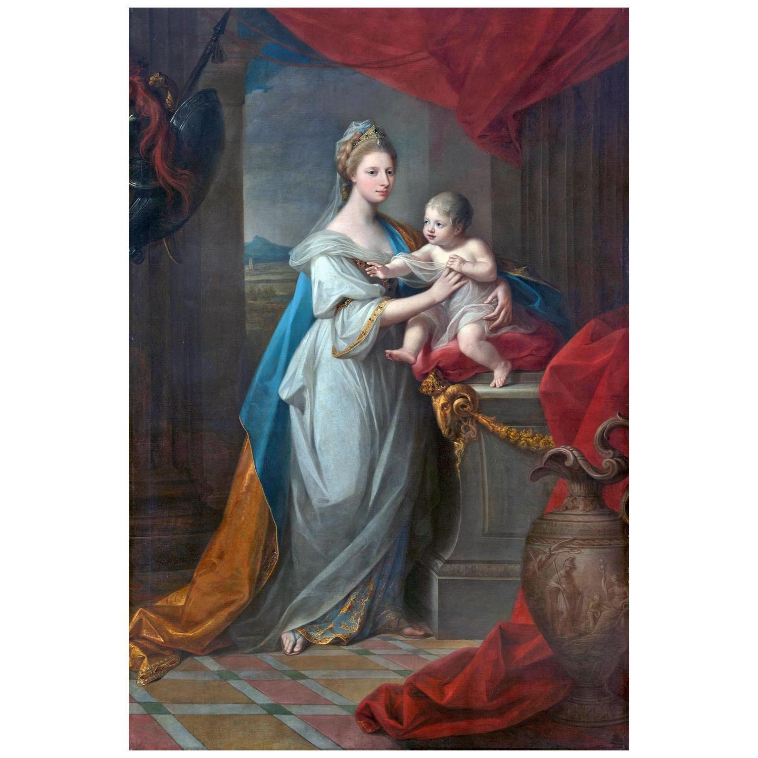 Angelica Kauffmann. Augusta, Duchess of Brunswick. 1787. Royal collection London
