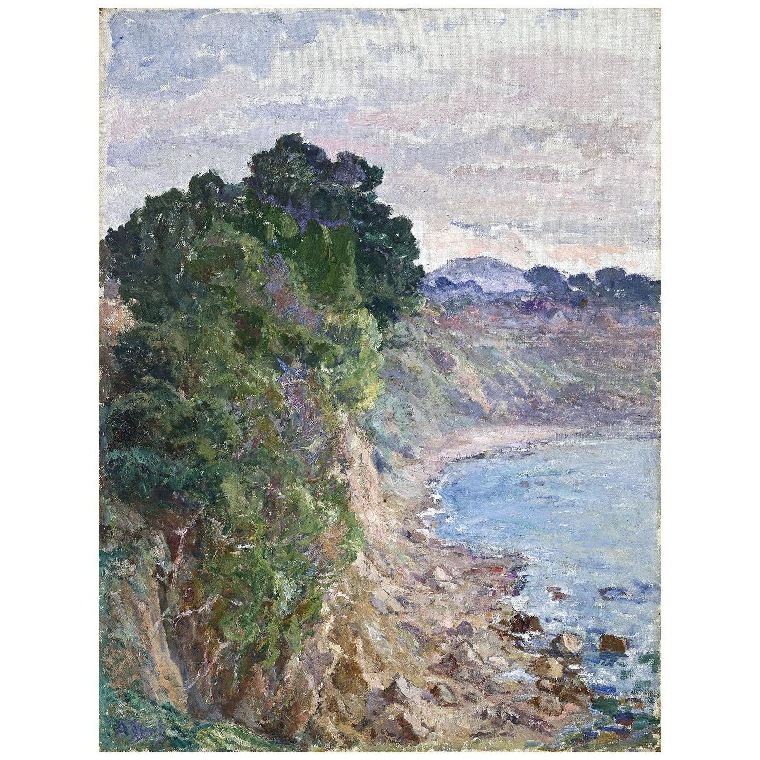 Anna Boch. La côte rocheuse de Sanary (Provence). 1900. MSK Ghent