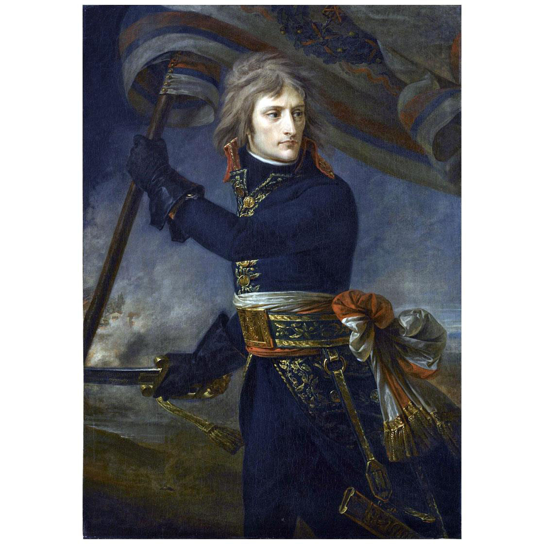 Antoine-Jean Gros. Bonaparte au pont d’Arcole. 1796. Chateau de Versailles