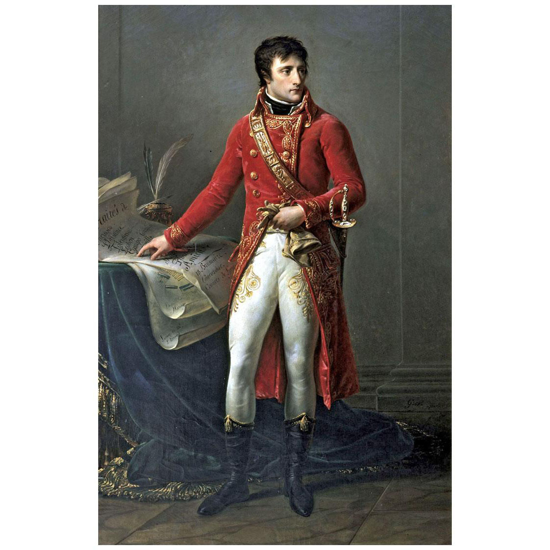 Antoine-Jean Gros. Premier Consul Bonaparte. 1802. Musee de la Legion d’Honneur, Paris