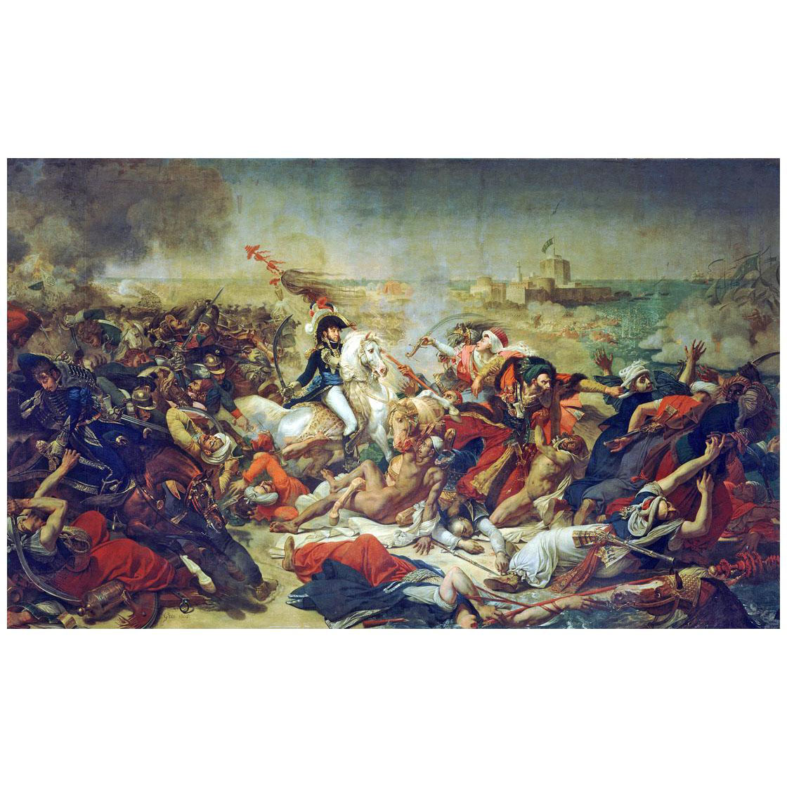 Antoine-Jean Gros. Bataille d’Aboukir. 1806. Chateau de Versailles