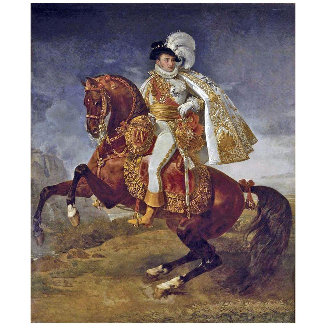 Antoine-Jean Gros. Jerome Bonaparte. 1808. Chateau de Versailles