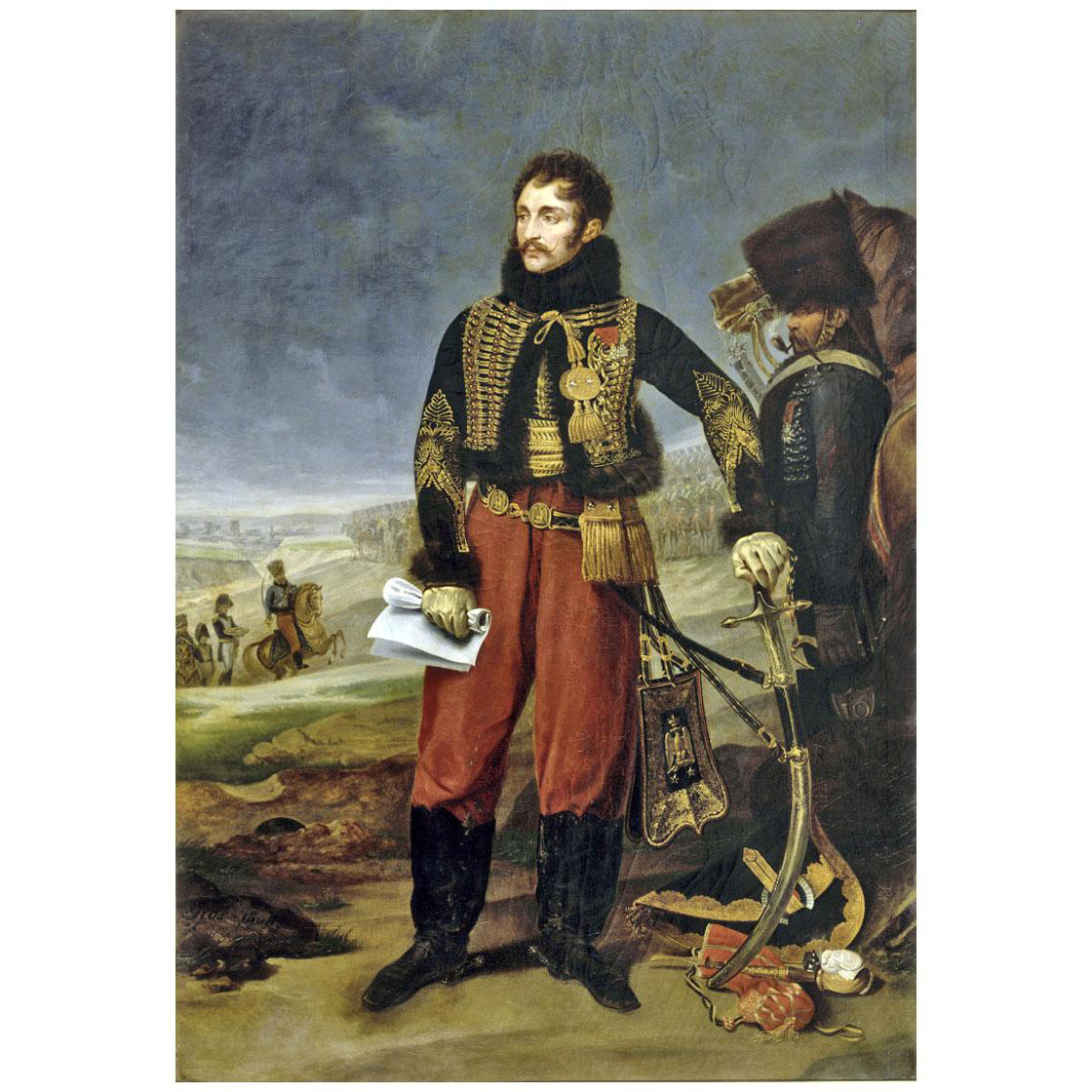 Antoine-Jean Gros. General Antoine de Lasalle. 1808. Musee de Armee, Paris