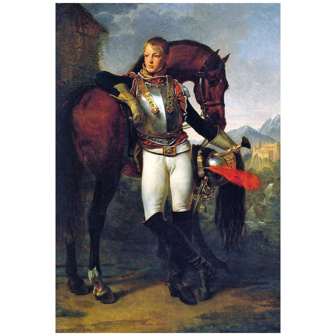 Antoine-Jean Gros. Sous-lieutenant Charles Legrand. 1810. LACMA