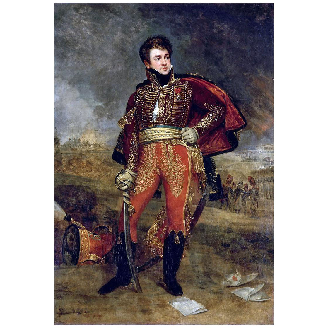 Antoine-Jean Gros. General Fourmier Sarloveze. 1811. Louvre, Paris