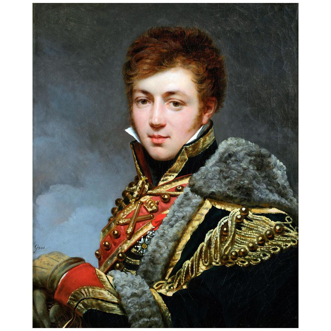 Antoine-Jean Gros. Portrait de comte de La Riboisiere. 1815. Private collection