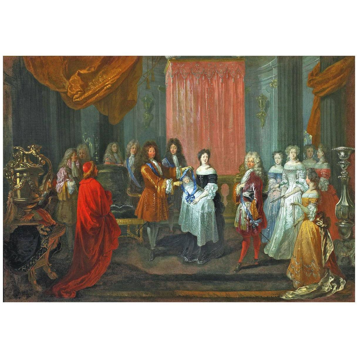 Antoine Watteau. Baptême d'un enfant royal. 1710. Muzeum Narodowe Warszawie
