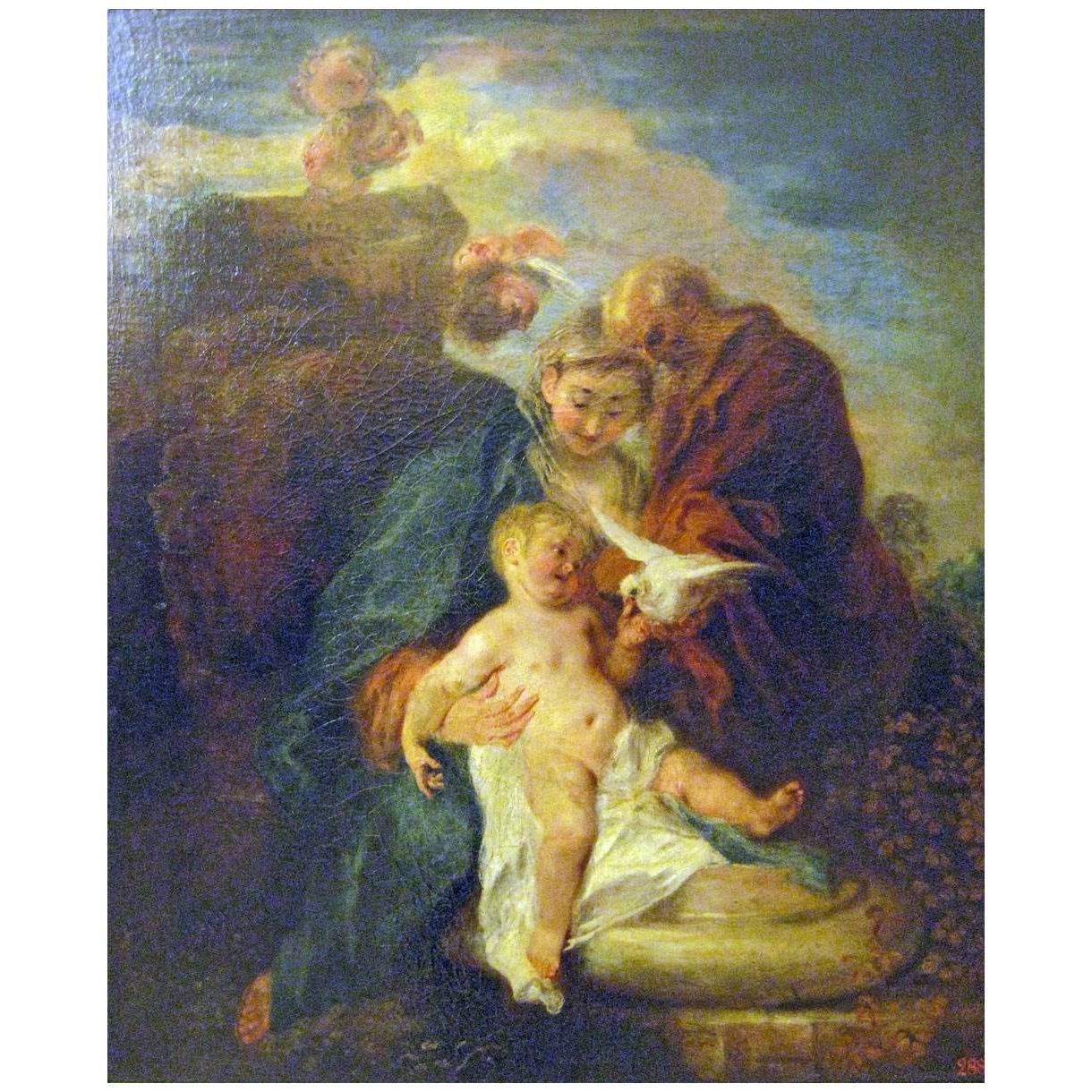 Antoine Watteau. La Sainte Famille. 1719-1721. Hermitage St-Petersburg
