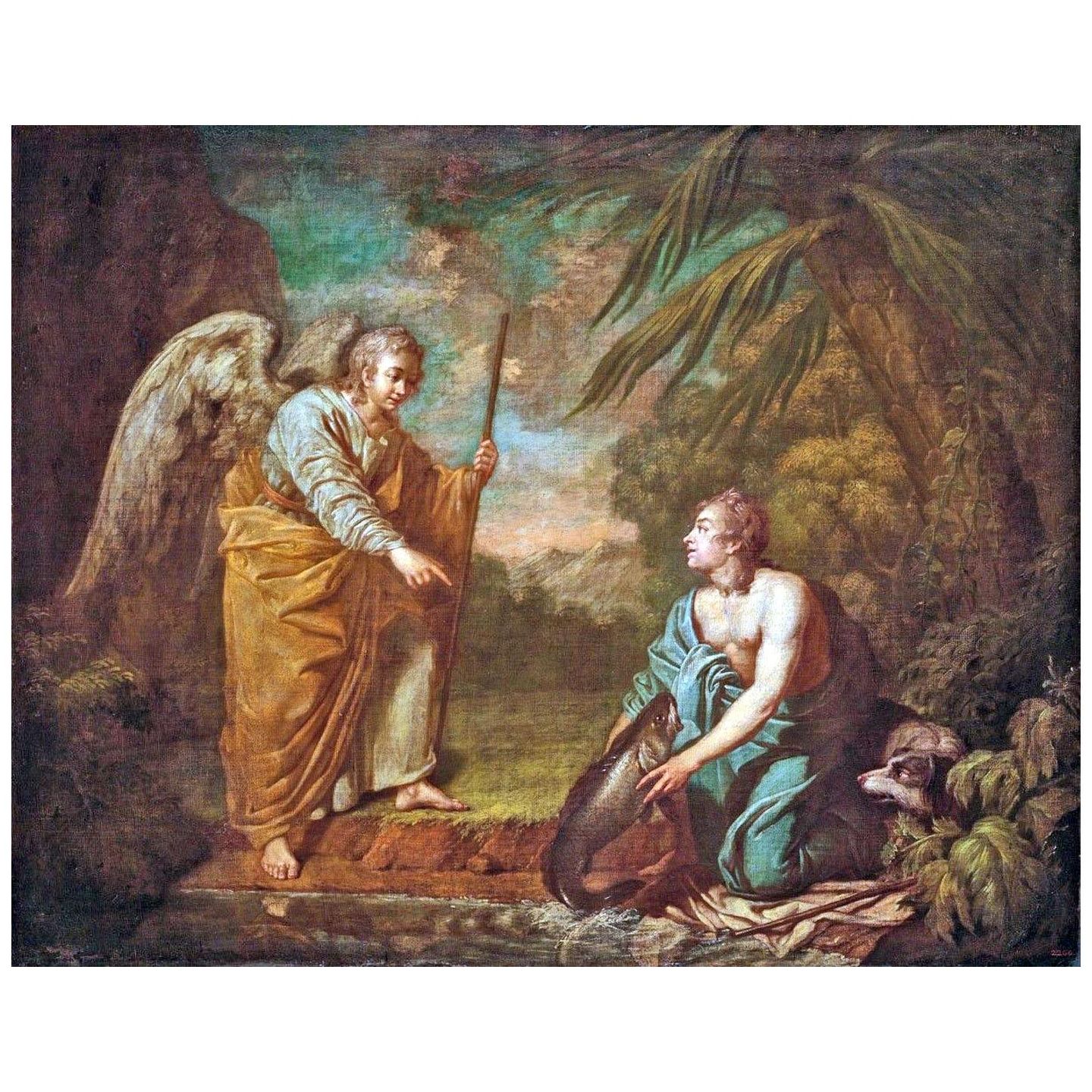 Антон Лосенко. Товий с ангелом. 1759. Третьяковская галерея