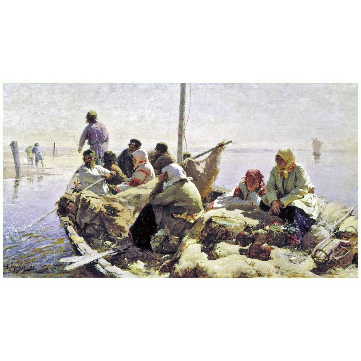 Абрам Архипов. По реке Оке. 1898. Третьяковская галерея
