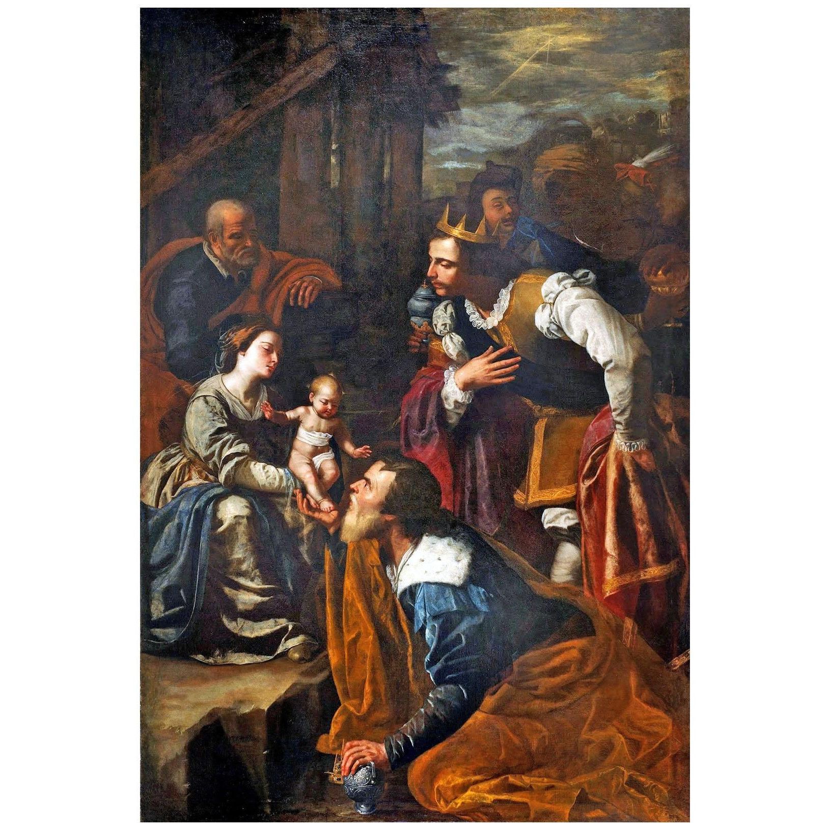 Artemisia Gentileschi. Adorazione dei Magi. 1636. Cattedrale Pozzuoli Napoli