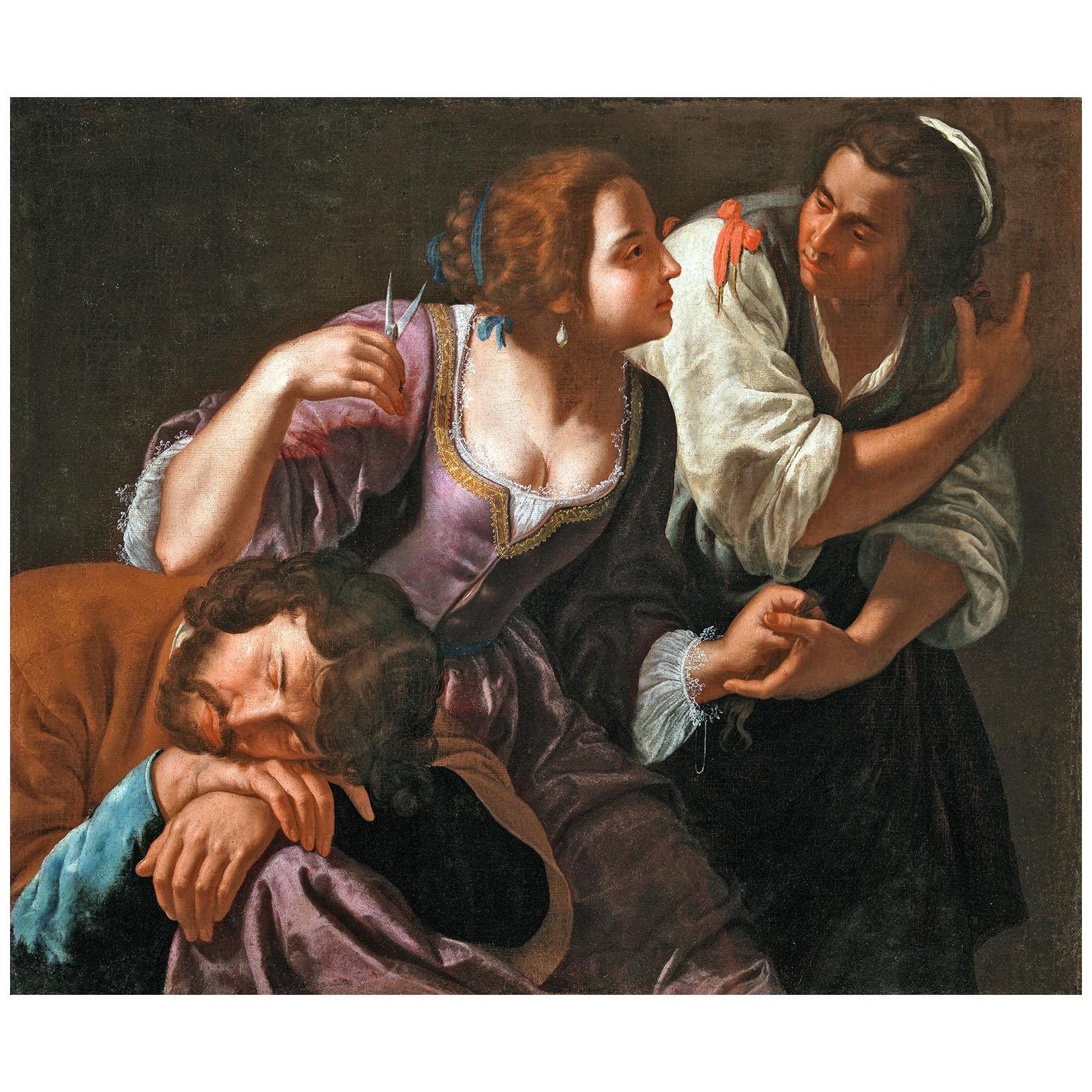 Artemisia Gentileschi. Sansone e Dalila. 1638. Gallerie d'Italia Napoli