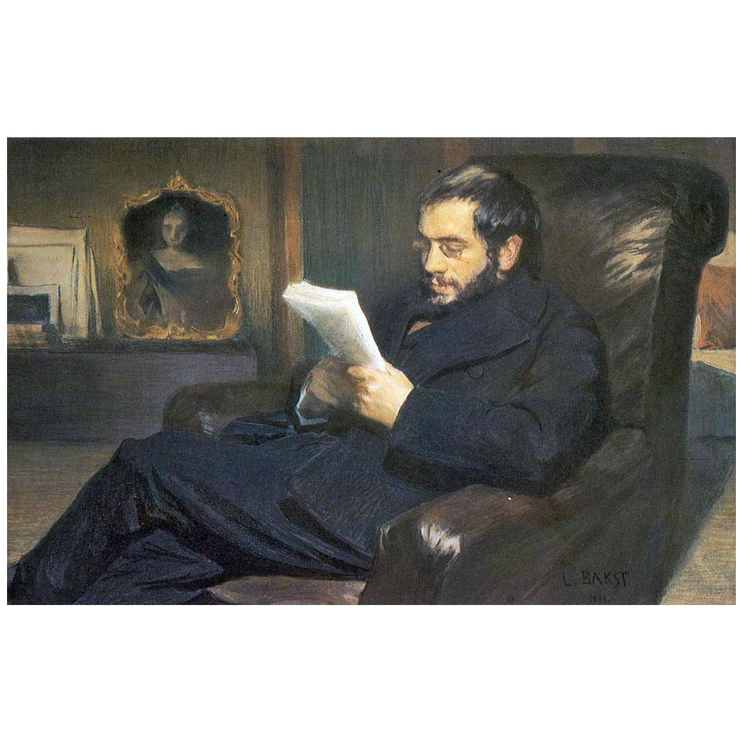 Леон Бакст. Портрет Александра Бенуа. 1898. Русский музей