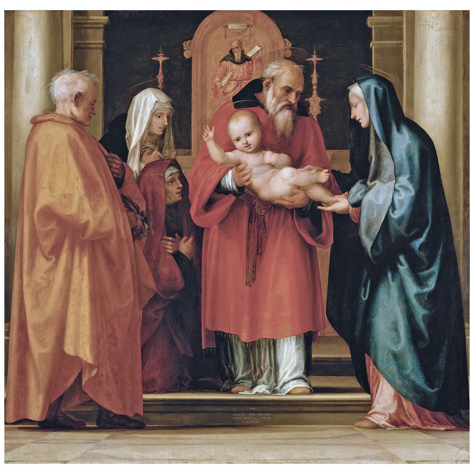 Fra Bartolomeo. Presentazione di Cristo nel tempio. 1516. KHM Wien