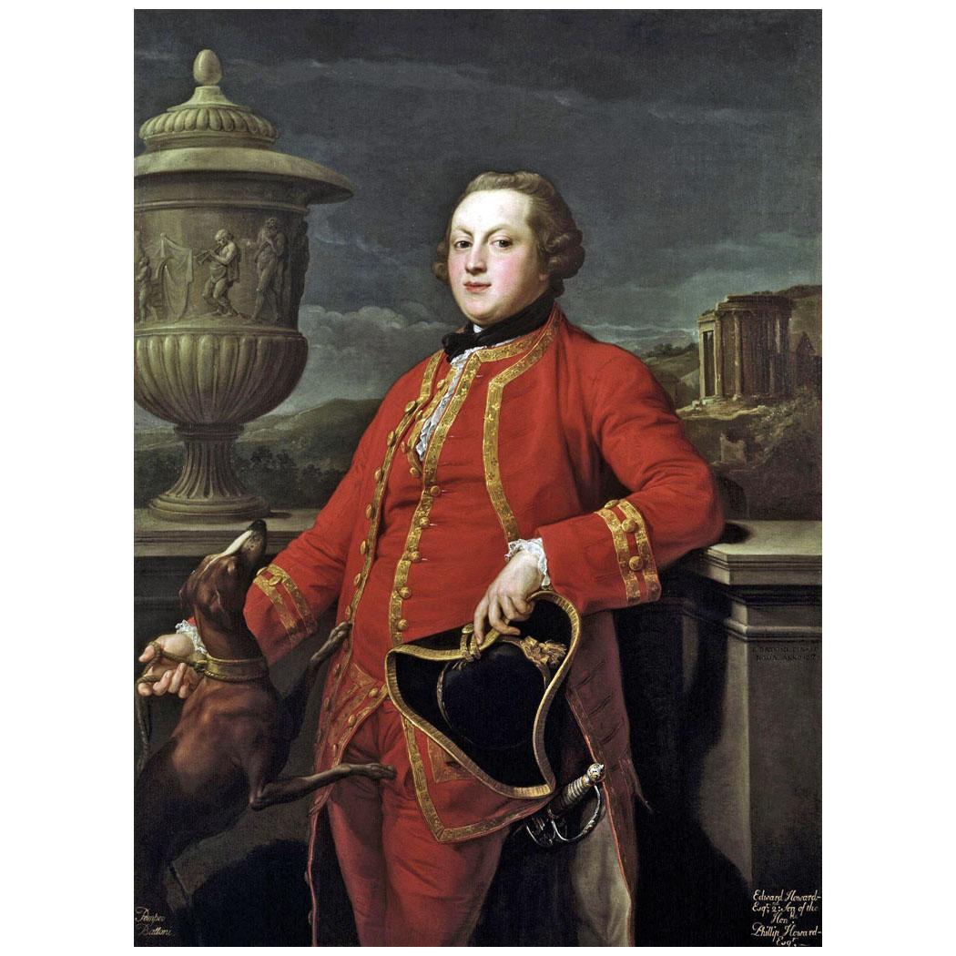 Pompeo Batoni. Edward Howard. 1766. Victoria and Albert Museum