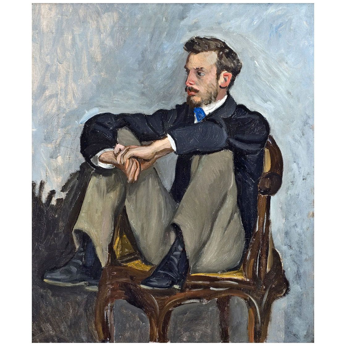 Frederic Bazille. Pierre-Auguste Renoir. 1867. Musee Fabre, Montpellier
