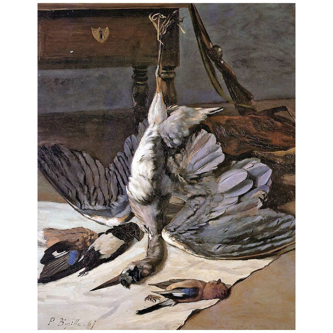 Frederic Bazille. Le Heron. 1867. Musee Fabre, Montpellier