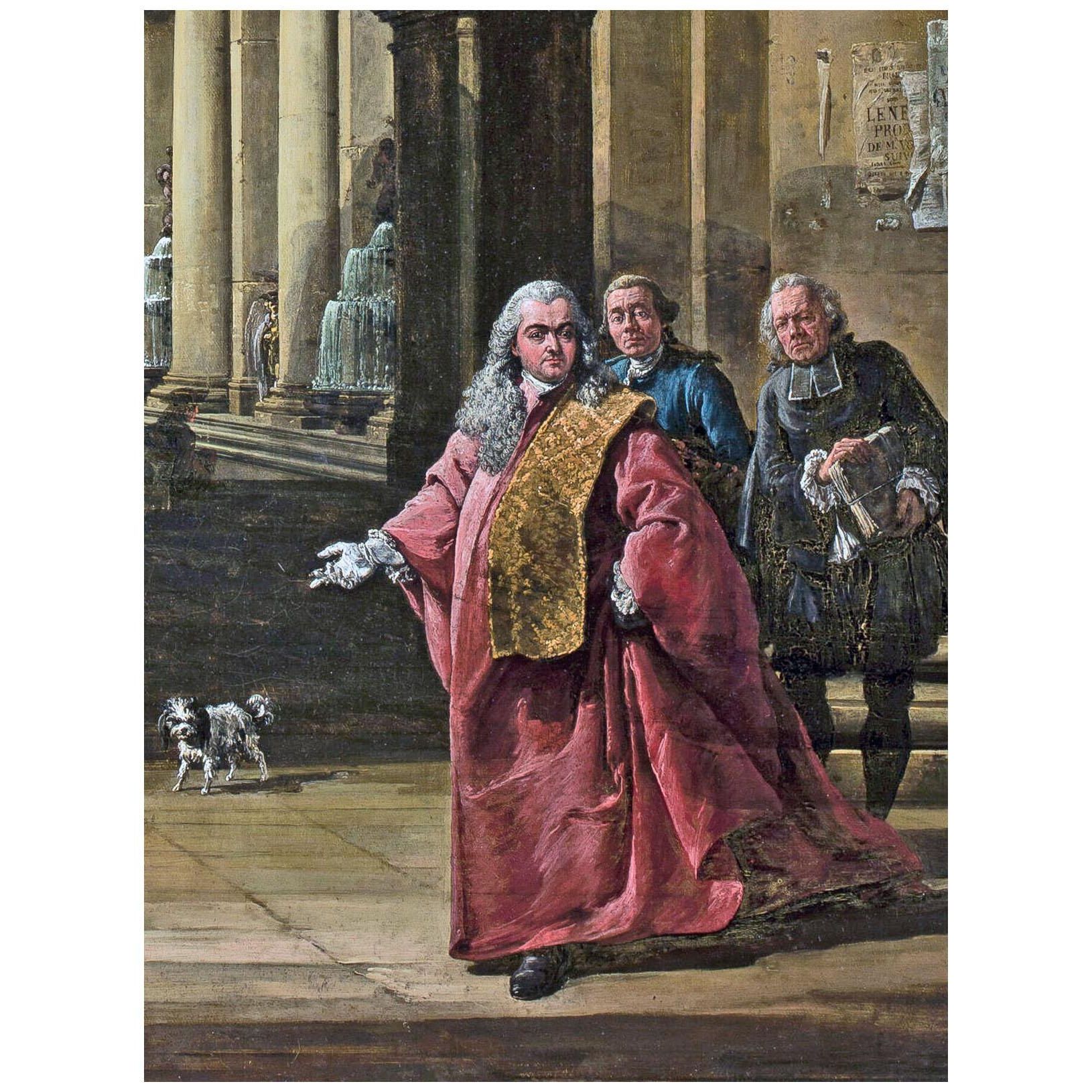 Bernardo Bellotto. Autoritratto in costume da procuratore veneziano. 1765