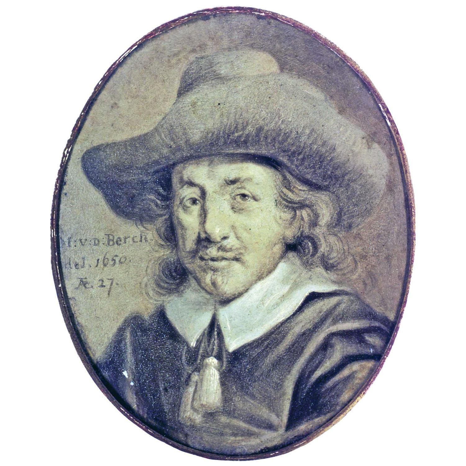 Jan Stolker. Portret van Nicolaes Berchem in 1650. Private collection