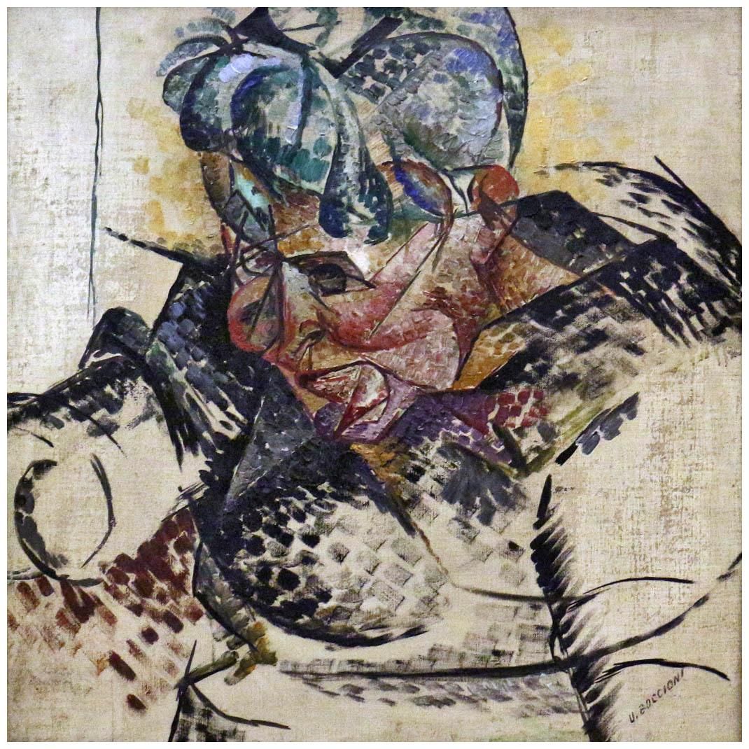 Umberto Boccioni. Study of a Head – Mother. 1912. Museo del Novecento