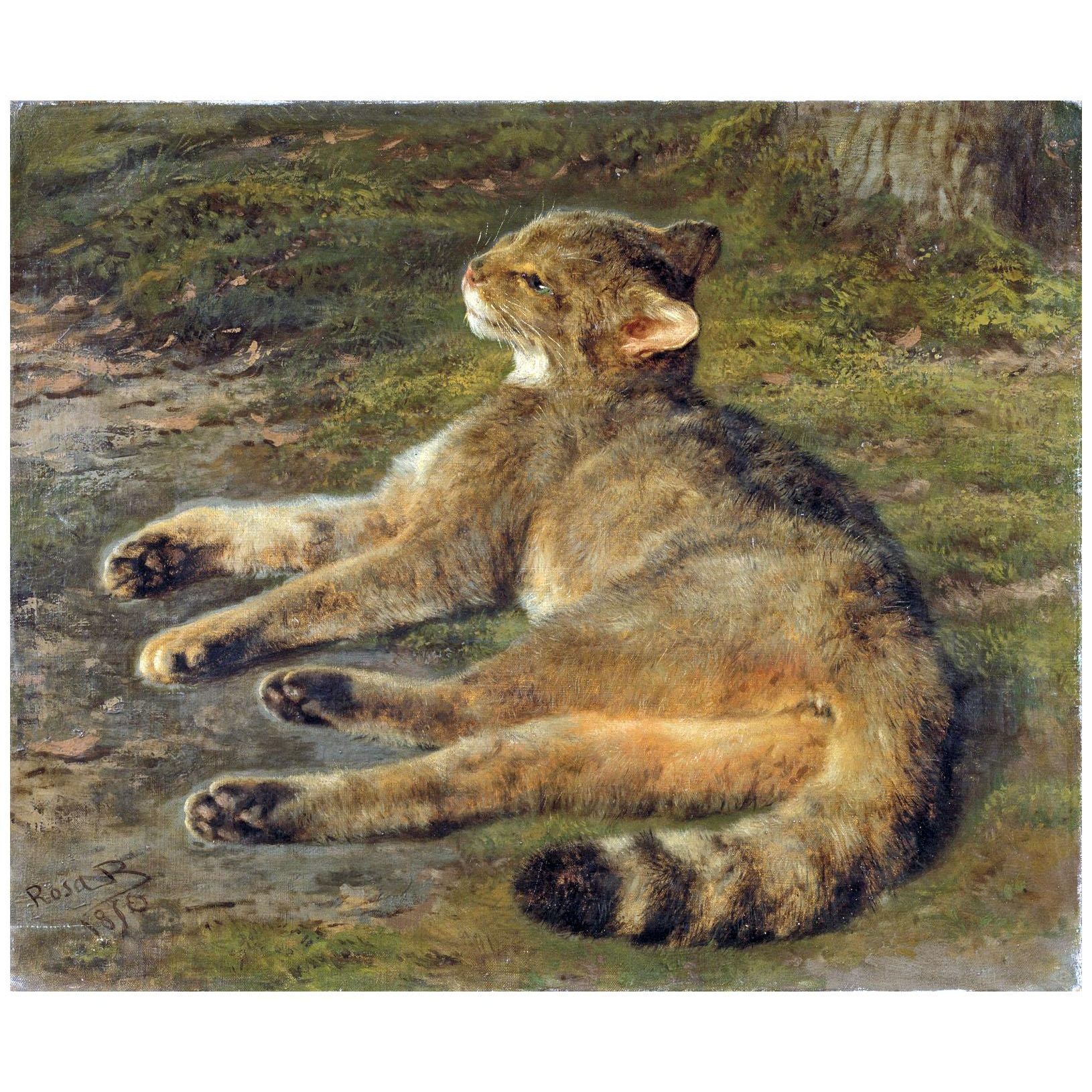 Rosa Bonheur. Chat sauvage. 1850. Nationalmuseum Stockholm